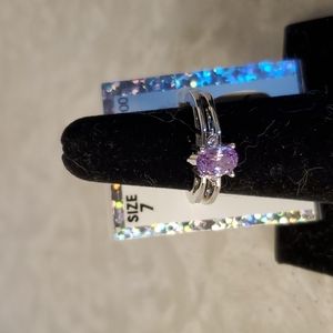NWT Size 7 ring purple stone